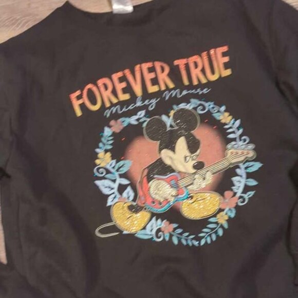 Disney Mickey mouse guitar sequin sweatshirt size xxl - Picture 1 of 5
